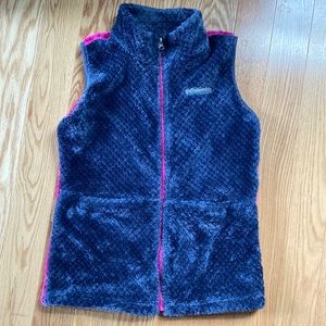 Columbia Girl’s Fleece Vest; Size L (14/16)